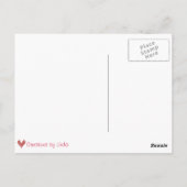 Ik wou dat je hier was, Briefkaart (Achterkant)