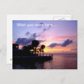 Ik wou dat je hier was... briefkaart (Voorkant / Achterkant)
