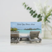 Ik wou dat je hier was, Briefkaart (Staand voorkant)