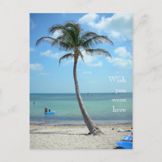 Ik wou dat je hier was briefkaart (Voorkant)