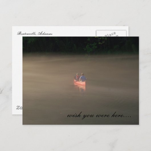 Ik wou dat je hier was... briefkaart (Voorkant / Achterkant)