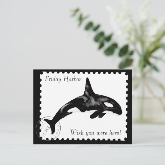 Ik wou dat je hier was! briefkaart (Staand voorkant)