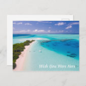Ik wou dat je hier was briefkaart (Voorkant / Achterkant)