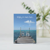 Ik wou dat je hier was... briefkaart (Staand voorkant)