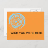 Ik wou dat je hier was, Briefkaart (Voorkant / Achterkant)