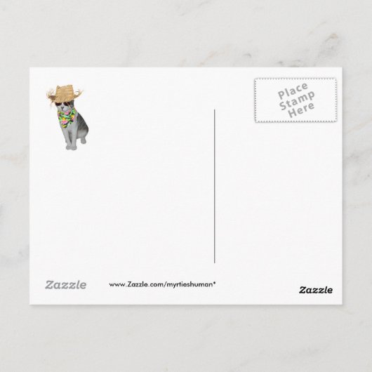 Ik wou dat je hier was! briefkaart (Achterkant)