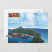 Ik wou dat je hier was, Briefkaart (Voorkant / Achterkant)