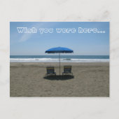 Ik wou dat je hier was... briefkaart (Voorkant)