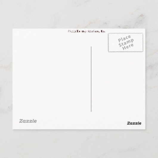 Ik wou dat je hier was! briefkaart (Achterkant)