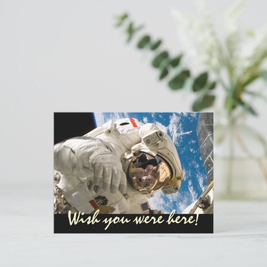 Ik wou dat je hier was. briefkaart (Staand voorkant)