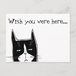 Ik wou dat je hier was briefkaart