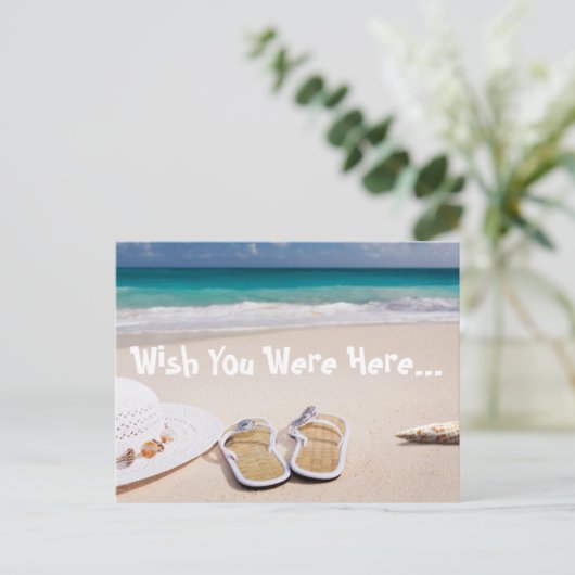 Ik wou dat je hier was, Briefkaart (Staand voorkant)