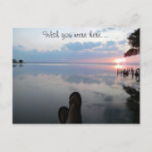 Ik wou dat je hier was. briefkaart (Voorkant)