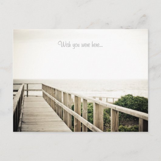 Ik wou dat je hier was... briefkaart van de reis (Voorkant)
