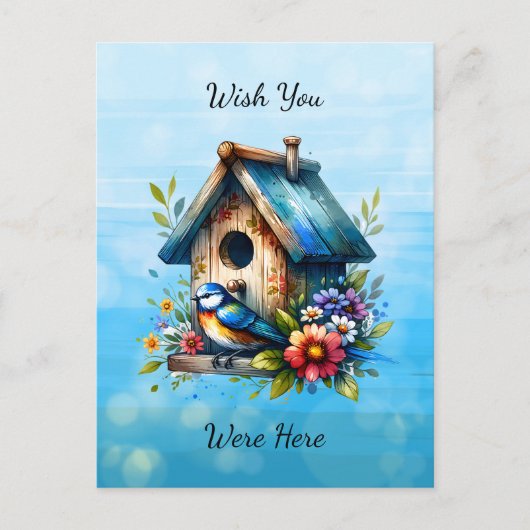 Ik wou dat je hier was | Contact houden Briefkaart (Voorkant)