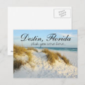 Ik wou dat je hier was, Destin, Florida Briefkaart (Voorkant / Achterkant)