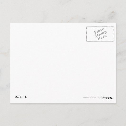 Ik wou dat je hier was, Destin, Florida Briefkaart (Achterkant)