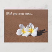 Ik wou dat je hier was in het Briefkaart van White (Voorkant)