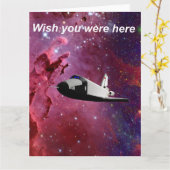 Ik wou dat je hier was. kaart (Gele Bloem)