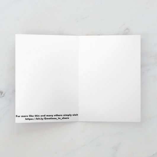 Ik wou dat je hier was. kaart (Binnen)