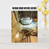 Ik wou dat je hier was. kaart (Gele Bloem)