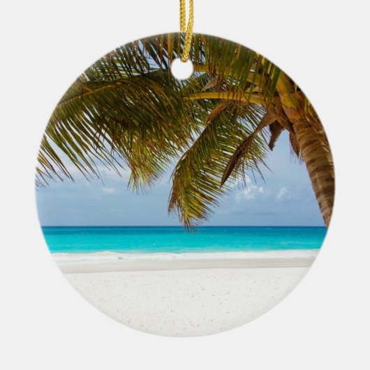 Ik wou dat je hier was! keramisch ornament (Voorkant)