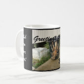 Ik wou dat je hier was! koffiemok (Voorkant links)