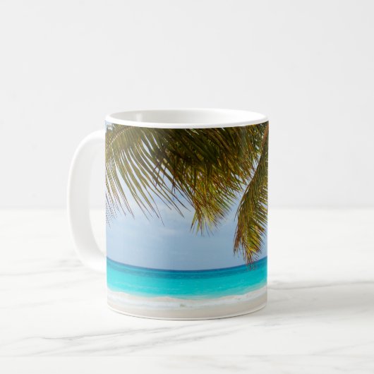 Ik wou dat je hier was! koffiemok (Voorkant links)