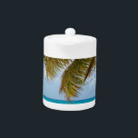 Ik wou dat je hier was! theepot<br><div class="desc">Ontdek de afleiding en het gedoe van je dagelijks leven en kom met ons mee op het perfecte strandparadijs.</div>