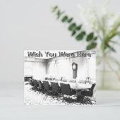 Ik wou dat je hier was uitnodiging briefkaart (Staand voorkant)