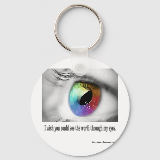 Ik wou dat je kon zien sleutelhanger (Voorkant)