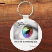 Ik wou dat je kon zien sleutelhanger (Voorkant)