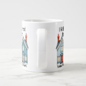 ik wou dat je naast de deur cadeau Mok woonde (Achterkant)