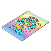 Ik wou dat je raar was - buitenaardse wezens notitieboek (Linkerzijde)