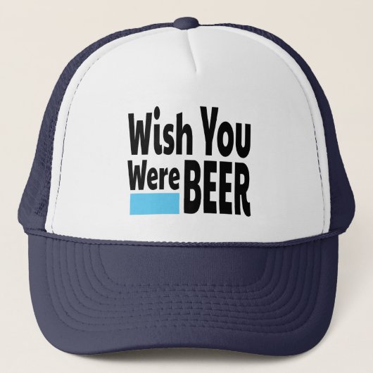 Ik wou dat je zo grappig was. trucker pet (Voorkant)