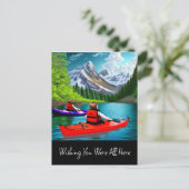 Ik wou dat jullie allemaal hier waren briefkaart (Staand voorkant)