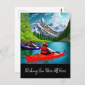 Ik wou dat jullie allemaal hier waren briefkaart (Voorkant / Achterkant)