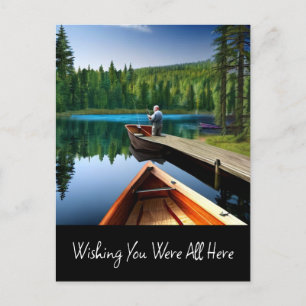 Ik wou dat jullie allemaal hier waren briefkaart