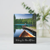 Ik wou dat jullie allemaal hier waren briefkaart (Staand voorkant)