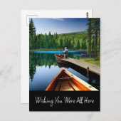 Ik wou dat jullie allemaal hier waren briefkaart (Voorkant / Achterkant)