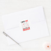 Ik wou dat liefde net zo simpel was als wiskunde l ronde sticker (Envelop)