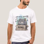 Ik wou dat meer mensen vloeiend waren t-shirt (Voorkant)
