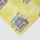 Ik wou dat meer mensen vloeiend waren tissuepapier (Detail)