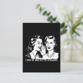 Ik wou dat we beter vreemden waren briefkaart (Staand voorkant)