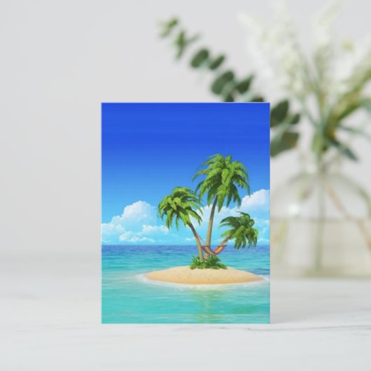 Ik wou dat we er waren briefkaart (Staand voorkant)