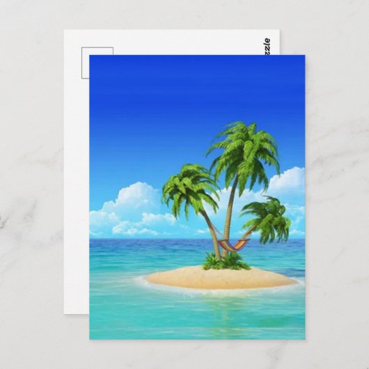 Ik wou dat we er waren briefkaart (Voorkant / Achterkant)