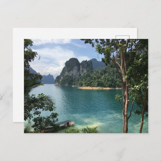 Ik wou dat we hier waren! Uit Thailand. Briefkaart (Voorkant / Achterkant)