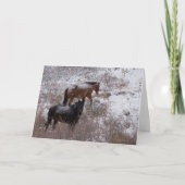 Ik wou dat we Kerstmis met jullie doorbrachten. Feestdagen Kaart (Voorkant)