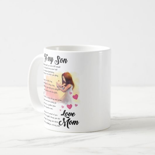 Ik wou soms dat je nog steeds was koffiemok (Voorkant links)