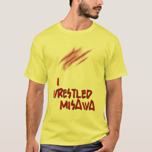 Ik Wrestled Misawa T-shirt